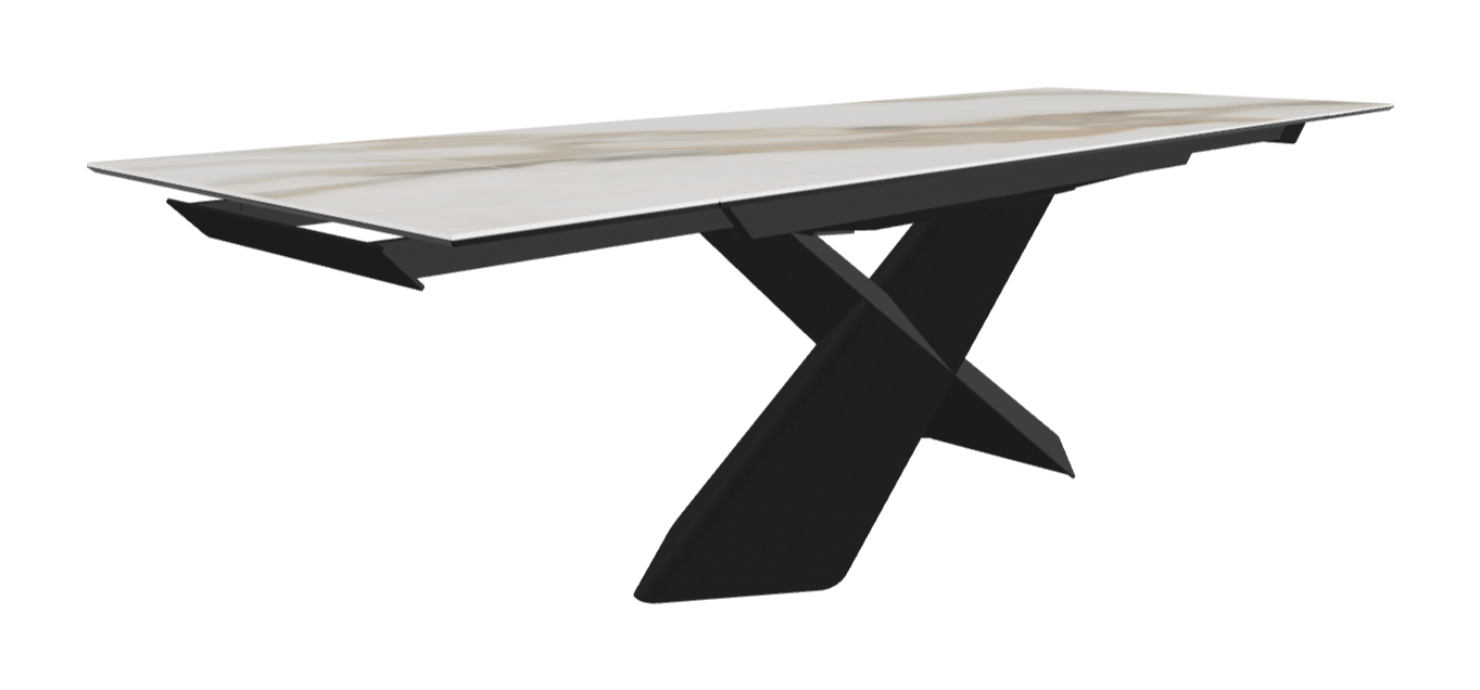 Cattelan Italia Tyron Keramik Drive Rectangular Extendible Dining Table – 182→258x90x74h