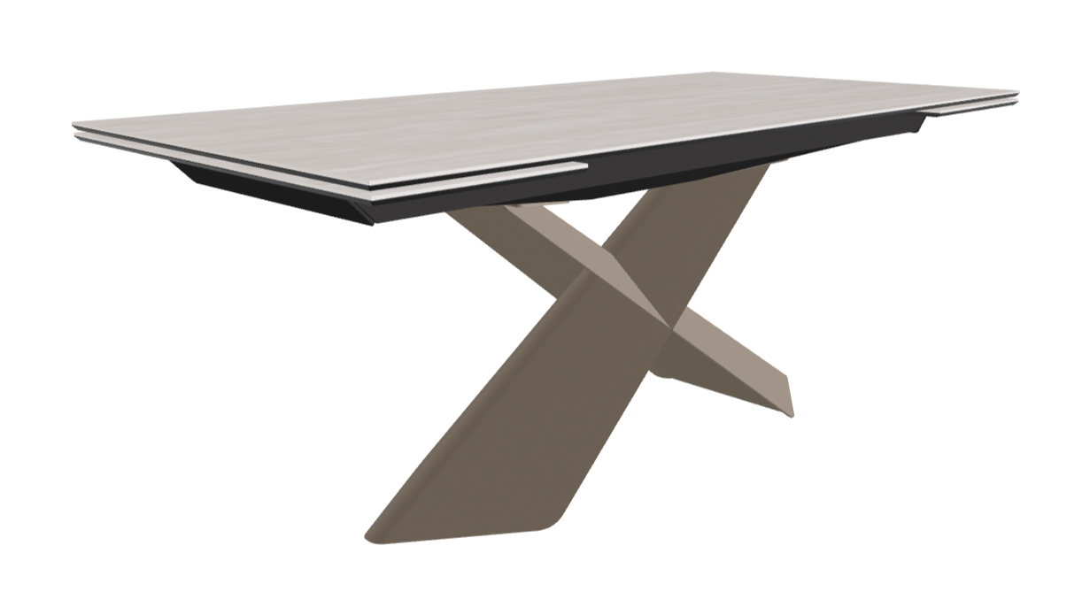 Cattelan Italia Tyron Keramik Drive Rectangular Extendible Dining Table – 182→258x90x74h