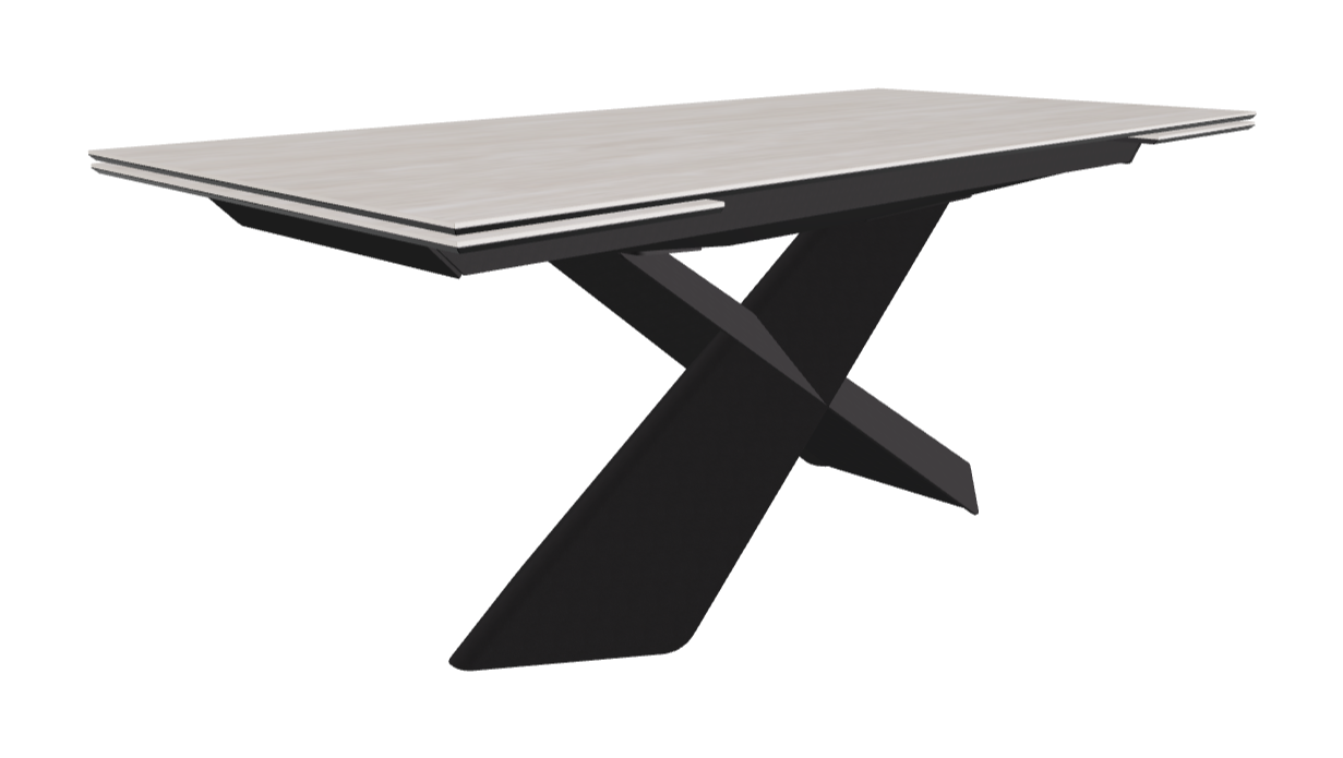 Cattelan Italia Tyron Keramik Drive Rectangular Extendible Dining Table – 182→258x90x74h