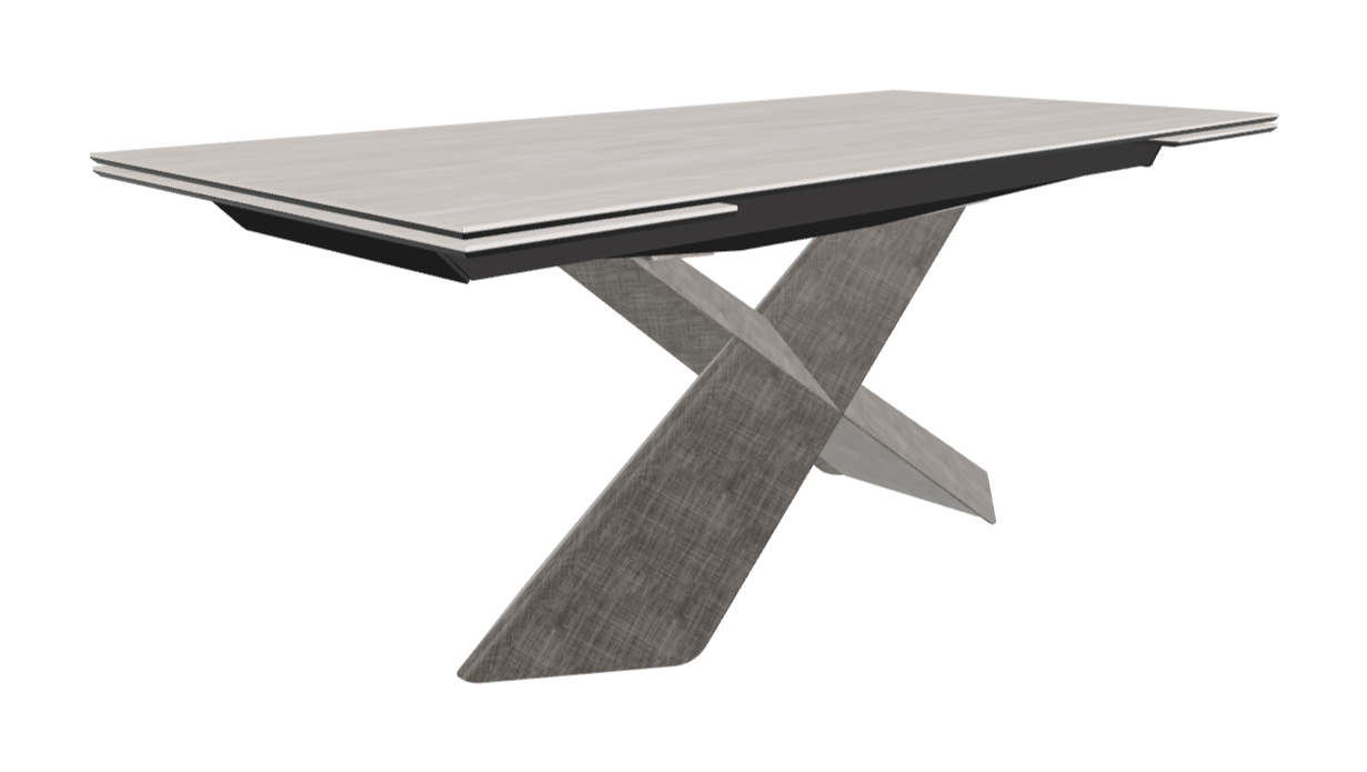 Cattelan Italia Tyron Keramik Drive Rectangular Extendible Dining Table – 182→258x90x74h