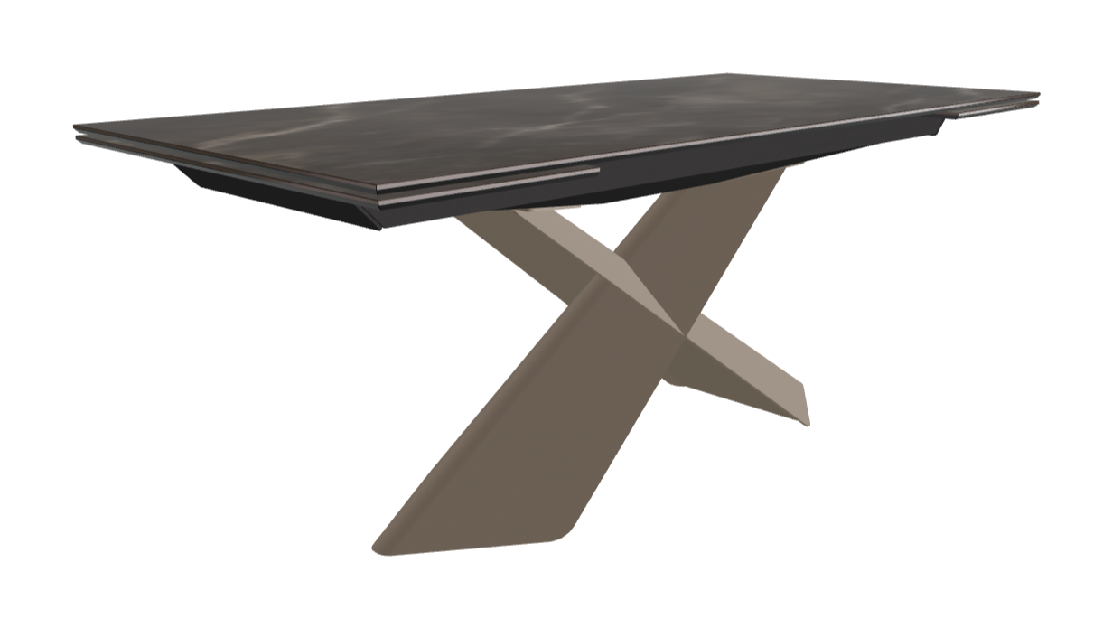 Cattelan Italia Tyron Keramik Drive Rectangular Extendible Dining Table – 182→258x90x74h