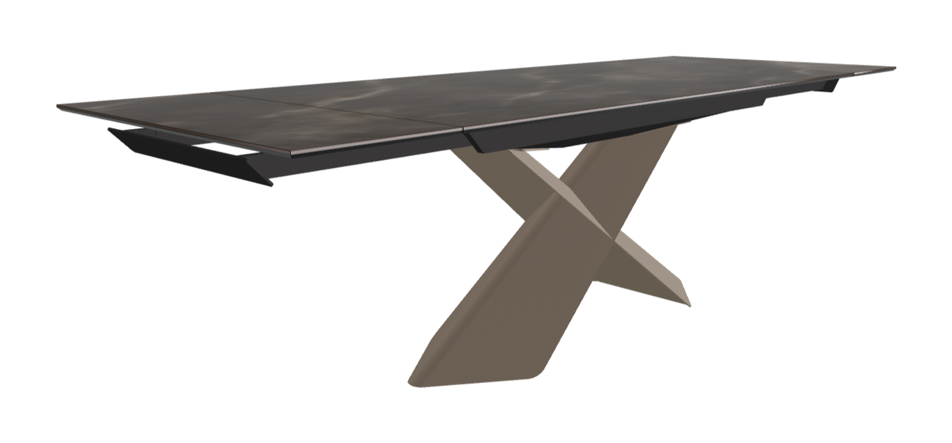 Cattelan Italia Tyron Keramik Drive Rectangular Extendible Dining Table – 182→258x90x74h