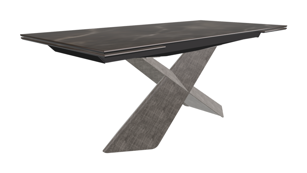 Cattelan Italia Tyron Keramik Drive Rectangular Extendible Dining Table – 182→258x90x74h