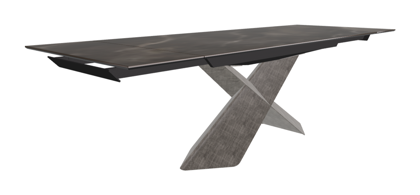 Cattelan Italia Tyron Keramik Drive Rectangular Extendible Dining Table – 182→258x90x74h