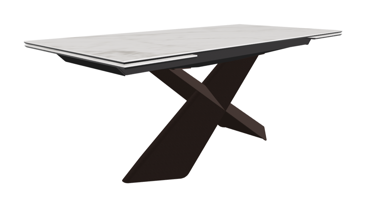 Cattelan Italia Tyron Keramik Drive Rectangular Extendible Dining Table – 182→258x90x74h