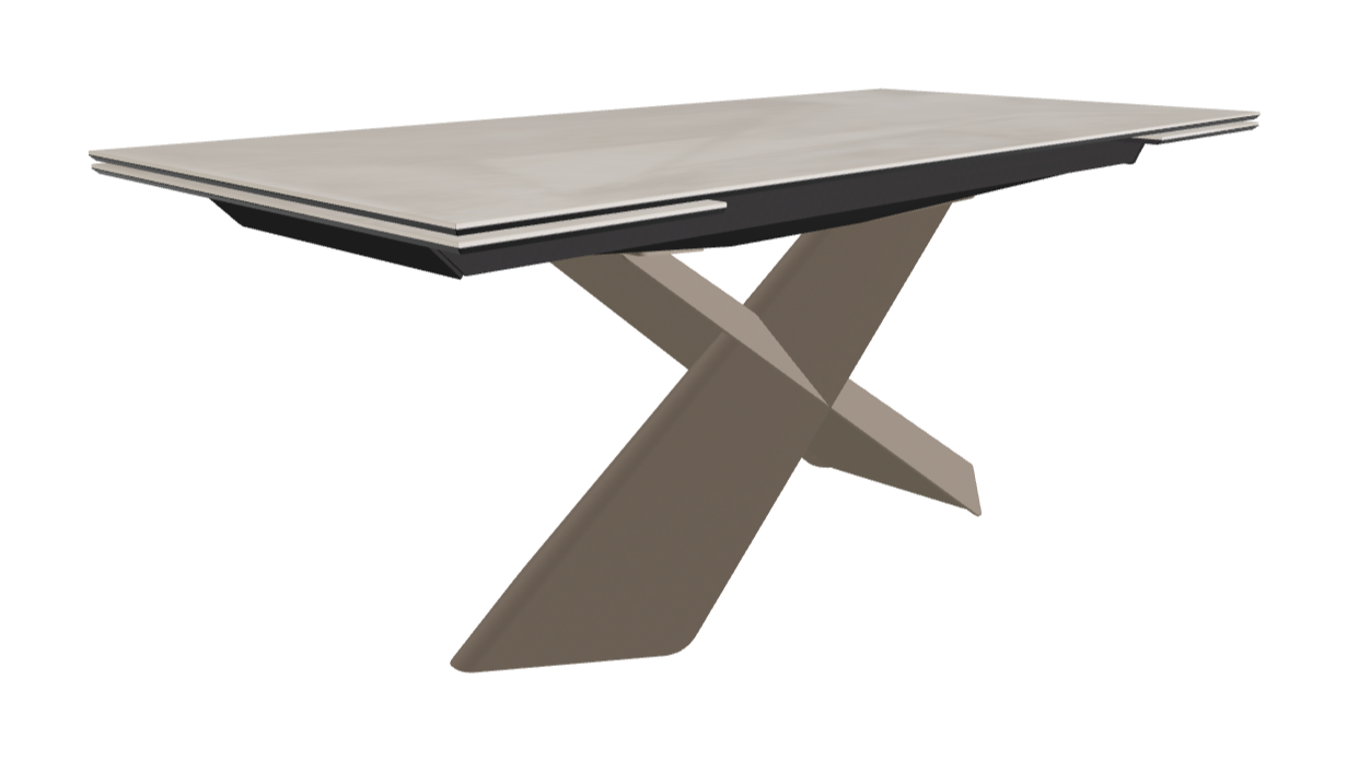 Cattelan Italia Tyron Keramik Drive Rectangular Extendible Dining Table – 182→258x90x74h