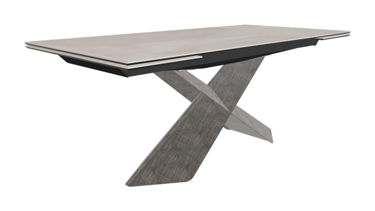 Cattelan Italia Tyron Keramik Drive Rectangular Extendible Dining Table – 182→258x90x74h
