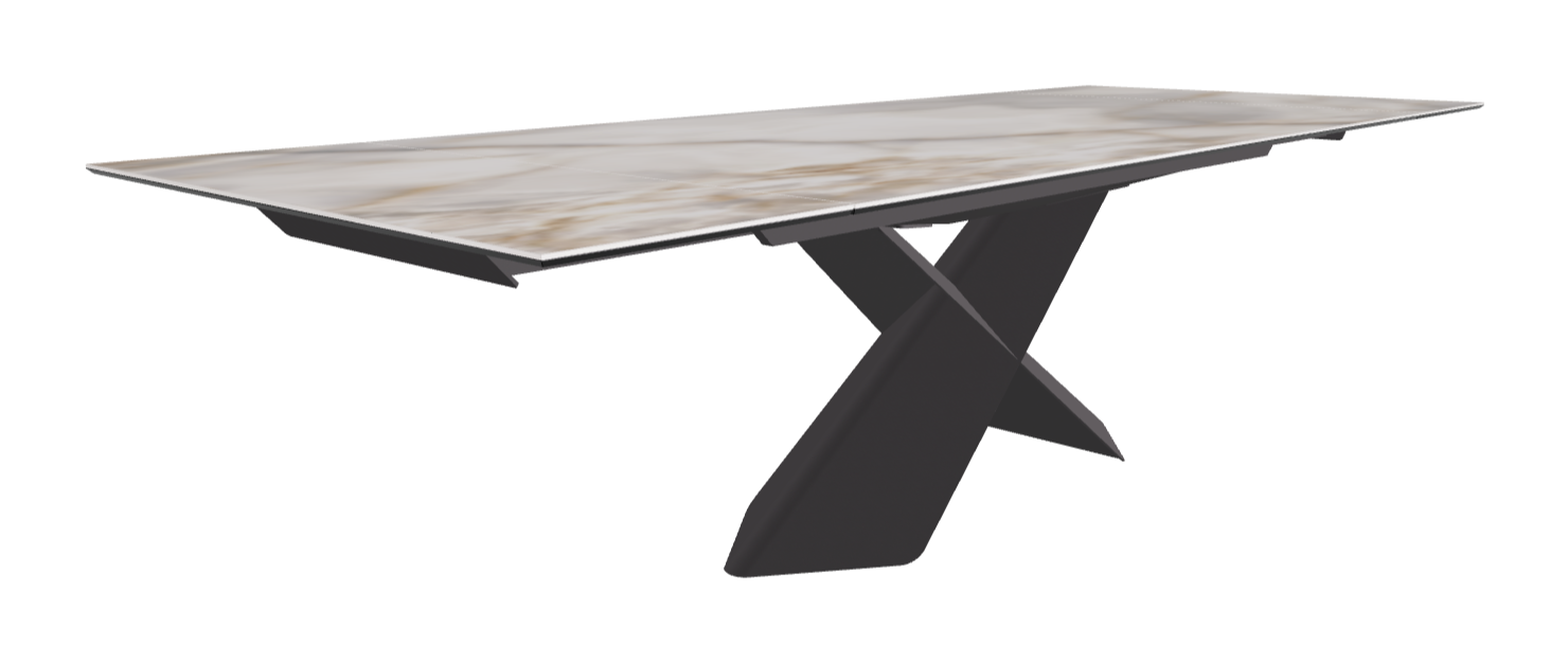 Cattelan Italia Tyron Keramik Drive Rectangular Extendible Dining Table – 200→294x106x74h