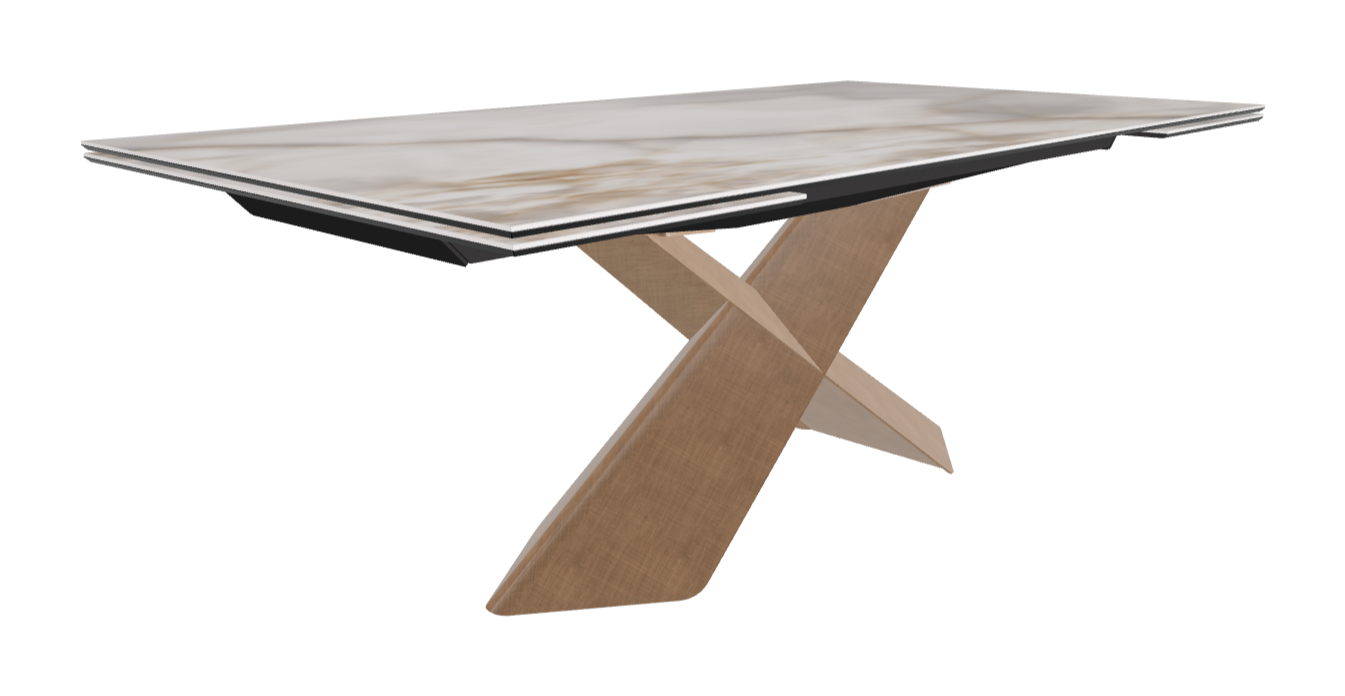 Cattelan Italia Tyron Keramik Drive Rectangular Extendible Dining Table – 200→294x106x74h