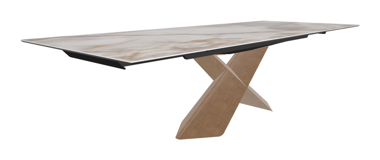 Cattelan Italia Tyron Keramik Drive Rectangular Extendible Dining Table – 200→294x106x74h