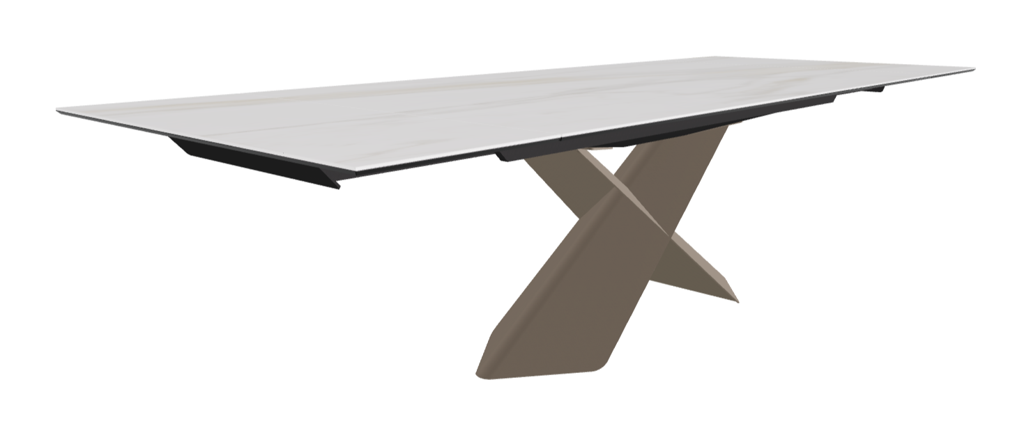 Cattelan Italia Tyron Keramik Drive Rectangular Extendible Dining Table – 200→294x106x74h