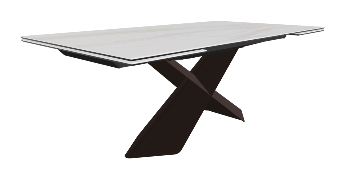 Cattelan Italia Tyron Keramik Drive Rectangular Extendible Dining Table – 200→294x106x74h