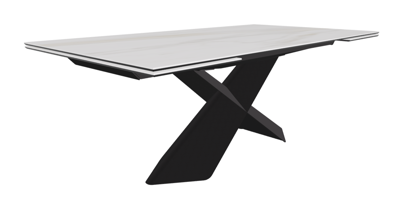 Cattelan Italia Tyron Keramik Drive Rectangular Extendible Dining Table – 200→294x106x74h