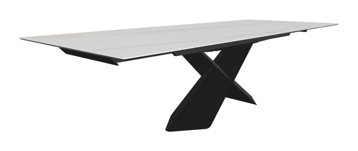 Cattelan Italia Tyron Keramik Drive Rectangular Extendible Dining Table – 200→294x106x74h
