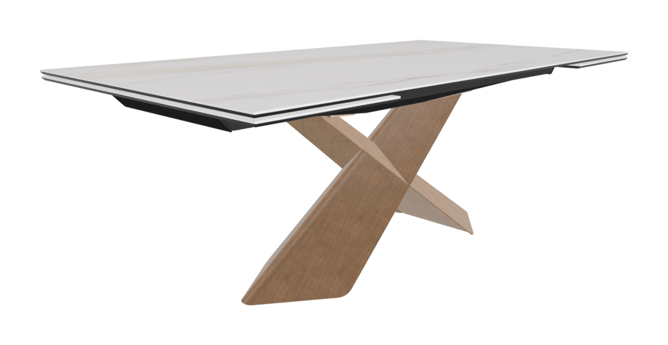 Cattelan Italia Tyron Keramik Drive Rectangular Extendible Dining Table – 200→294x106x74h