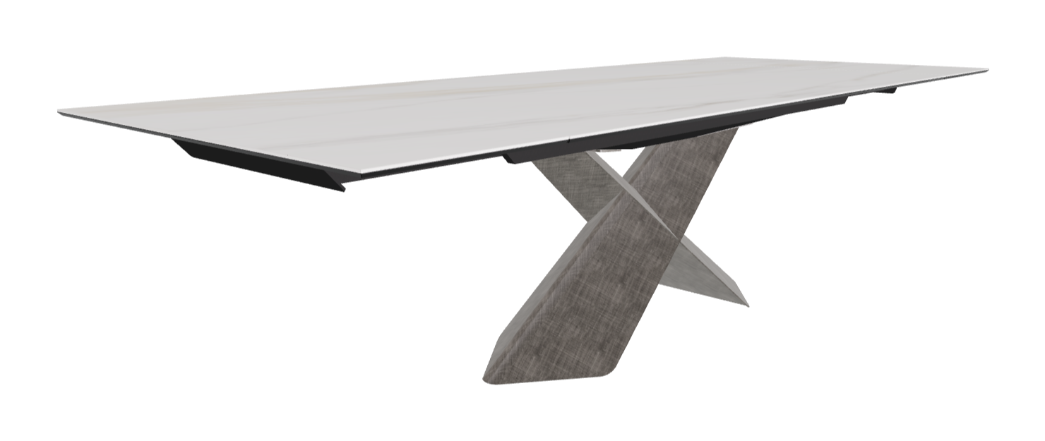 Cattelan Italia Tyron Keramik Drive Rectangular Extendible Dining Table – 200→294x106x74h