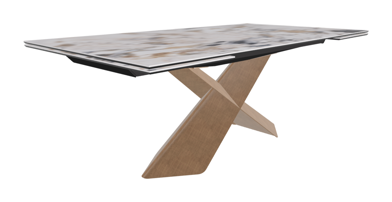 Cattelan Italia Tyron Keramik Drive Rectangular Extendible Dining Table – 200→294x106x74h