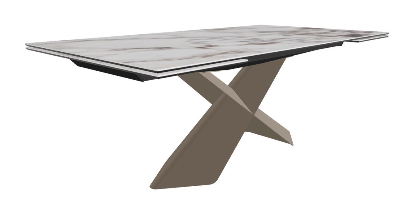 Cattelan Italia Tyron Keramik Drive Rectangular Extendible Dining Table – 200→294x106x74h