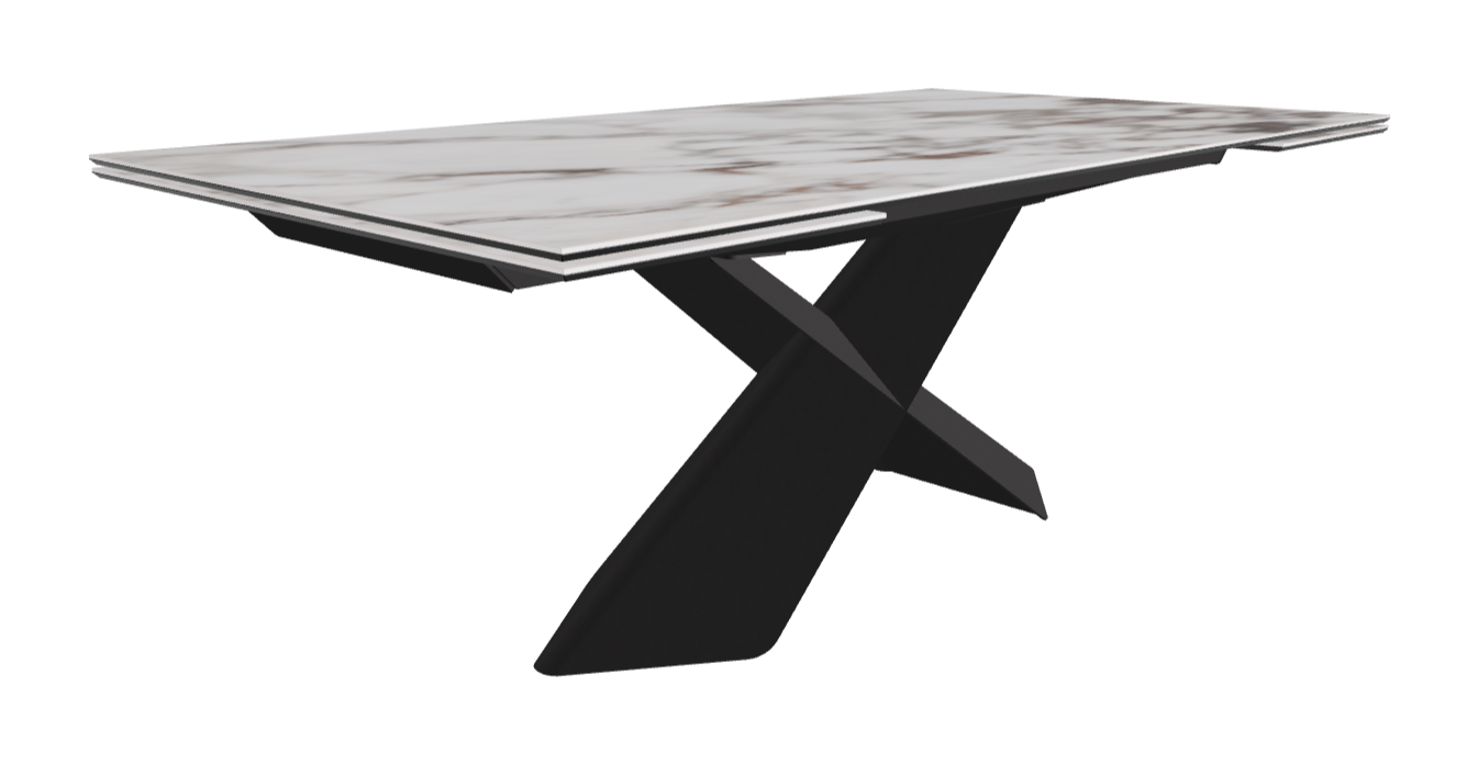Cattelan Italia Tyron Keramik Drive Rectangular Extendible Dining Table – 200→294x106x74h