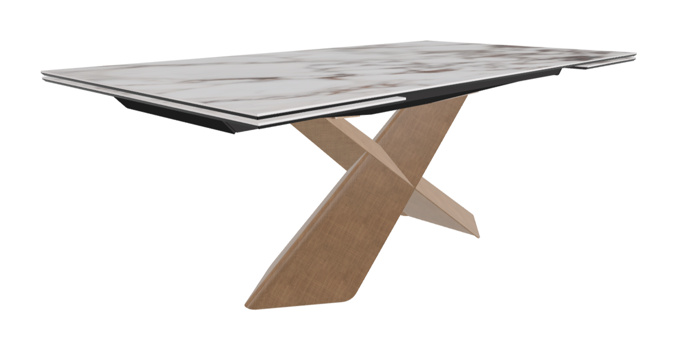 Cattelan Italia Tyron Keramik Drive Rectangular Extendible Dining Table – 200→294x106x74h