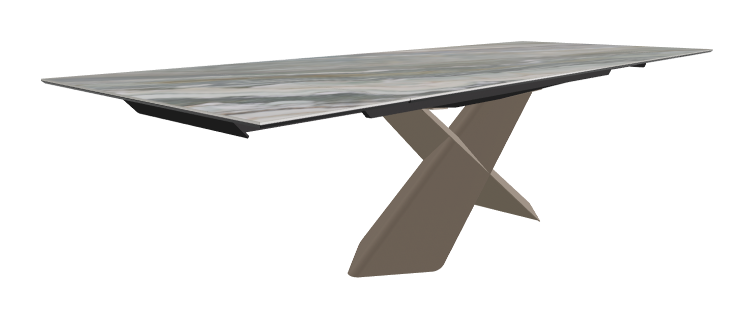 Cattelan Italia Tyron Keramik Drive Rectangular Extendible Dining Table – 200→294x106x74h