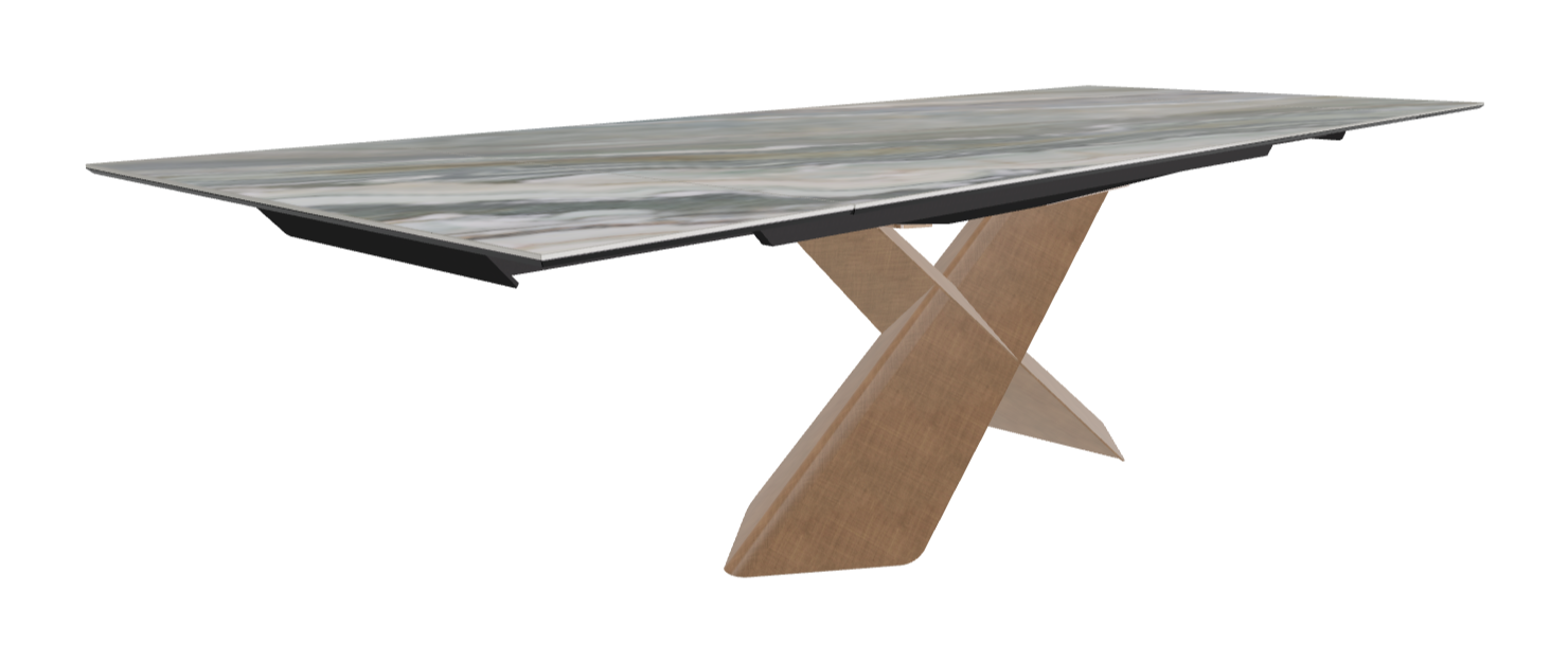 Cattelan Italia Tyron Keramik Drive Rectangular Extendible Dining Table – 200→294x106x74h