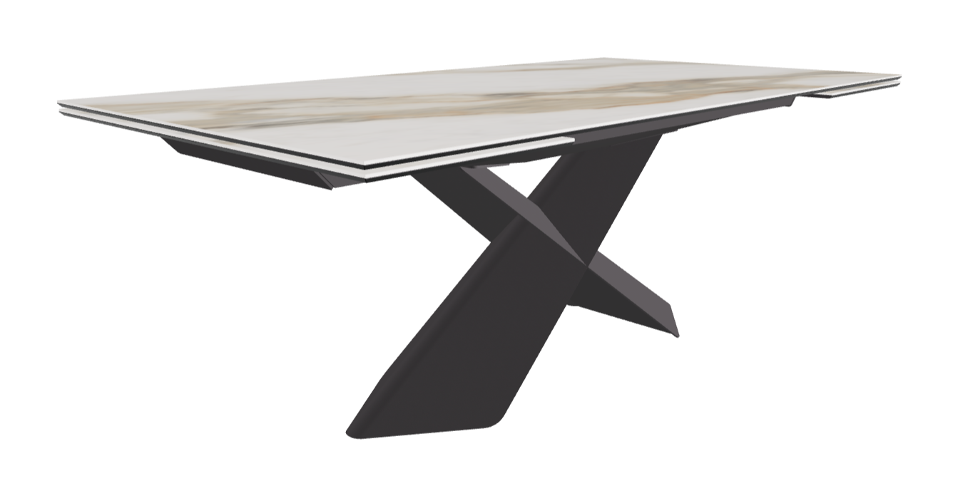 Cattelan Italia Tyron Keramik Drive Rectangular Extendible Dining Table – 200→294x106x74h