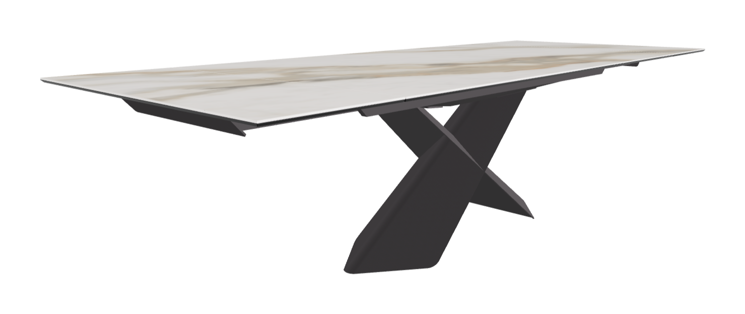 Cattelan Italia Tyron Keramik Drive Rectangular Extendible Dining Table – 200→294x106x74h