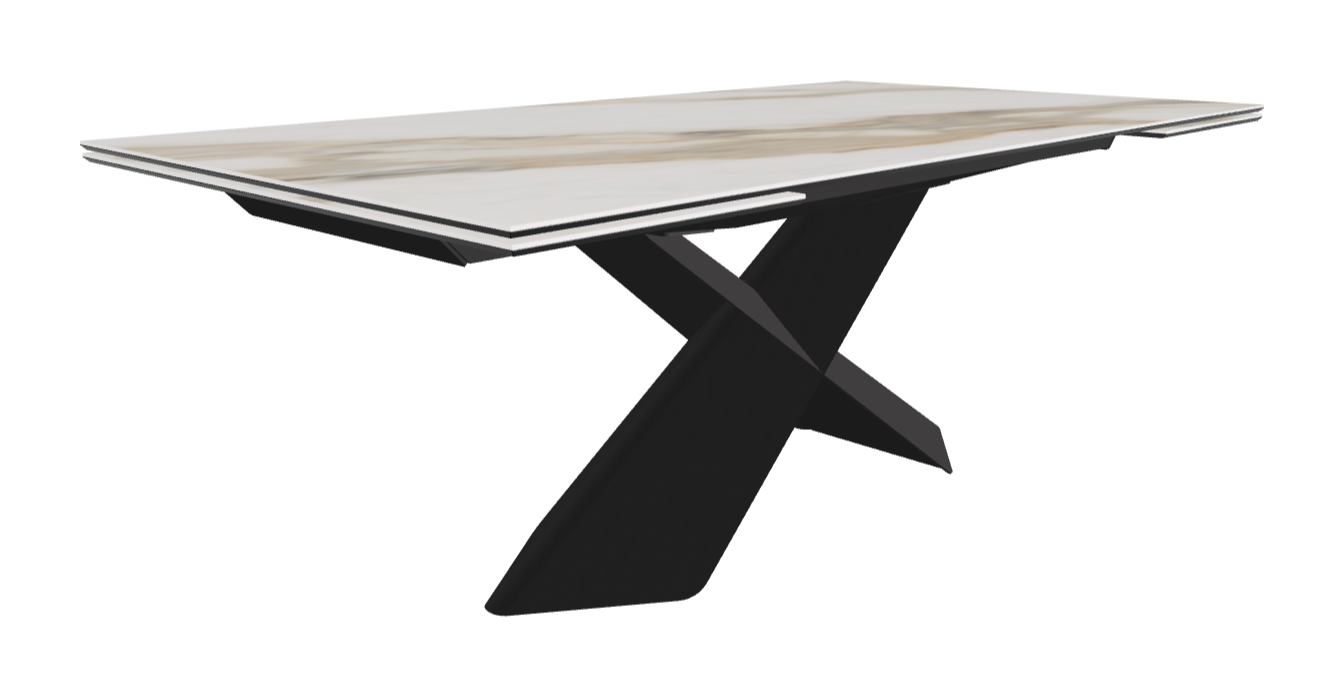 Cattelan Italia Tyron Keramik Drive Rectangular Extendible Dining Table – 200→294x106x74h