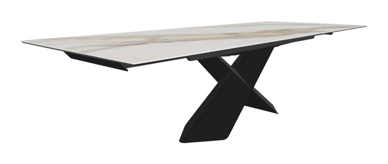Cattelan Italia Tyron Keramik Drive Rectangular Extendible Dining Table – 200→294x106x74h