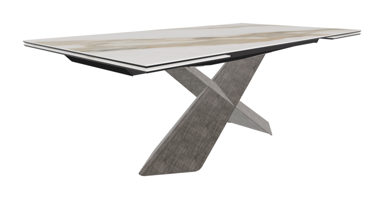 Cattelan Italia Tyron Keramik Drive Rectangular Extendible Dining Table – 200→294x106x74h