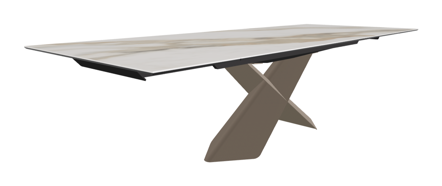 Cattelan Italia Tyron Keramik Drive Rectangular Extendible Dining Table – 200→294x106x74h