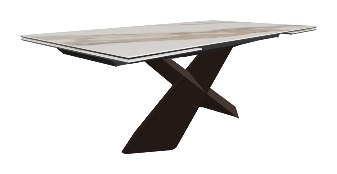 Cattelan Italia Tyron Keramik Drive Rectangular Extendible Dining Table – 200→294x106x74h
