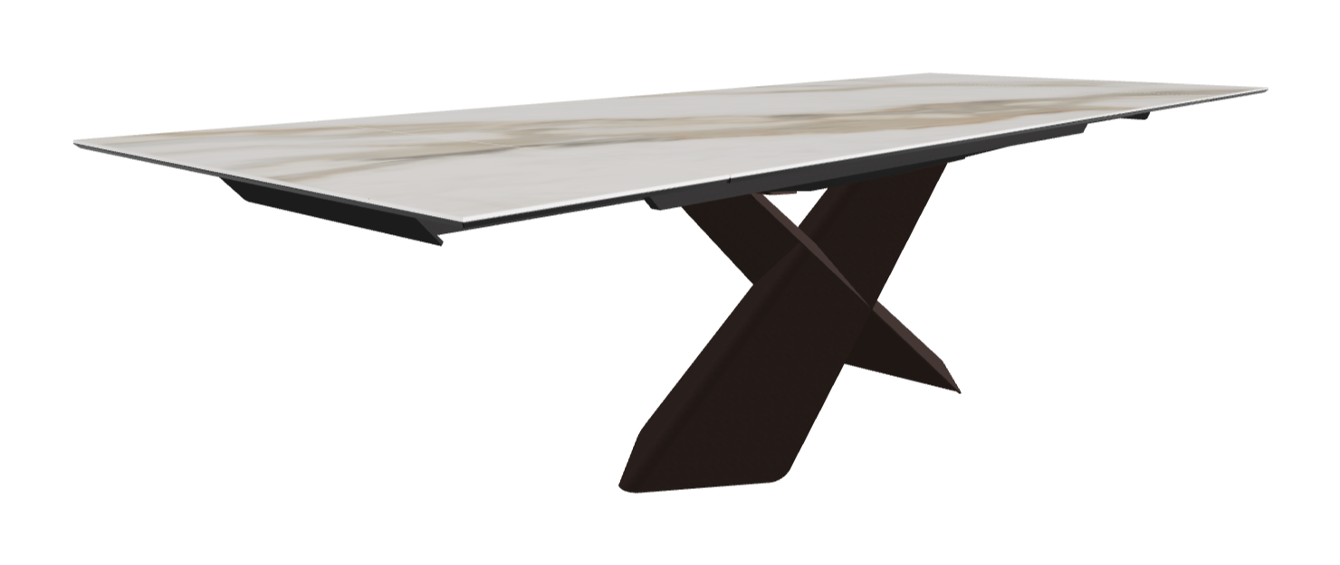Cattelan Italia Tyron Keramik Drive Rectangular Extendible Dining Table – 200→294x106x74h