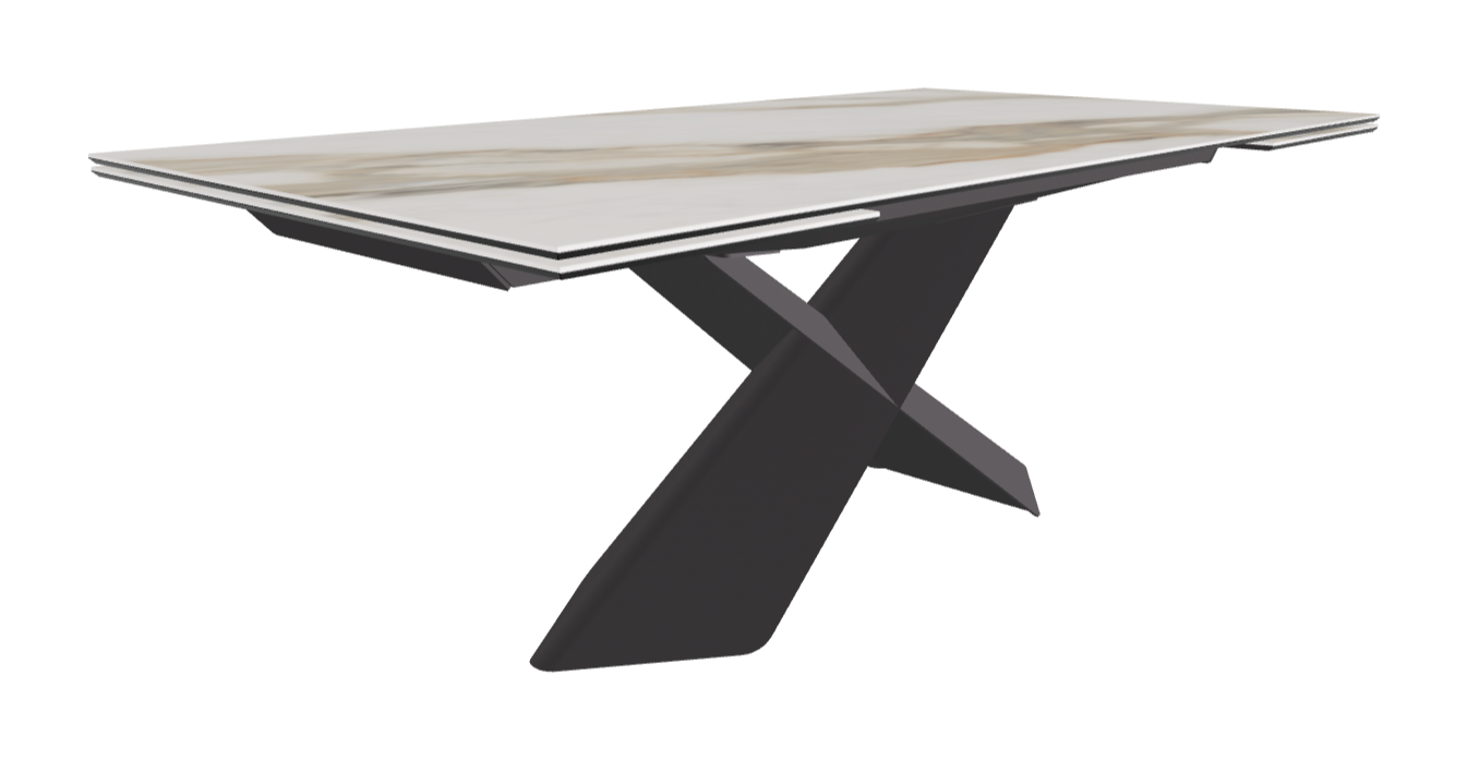 Cattelan Italia Tyron Keramik Drive Rectangular Extendible Dining Table – 200→294x106x74h
