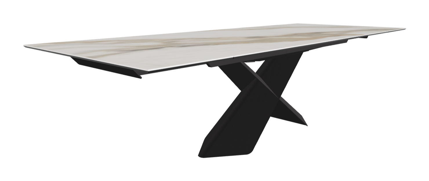 Cattelan Italia Tyron Keramik Drive Rectangular Extendible Dining Table – 200→294x106x74h