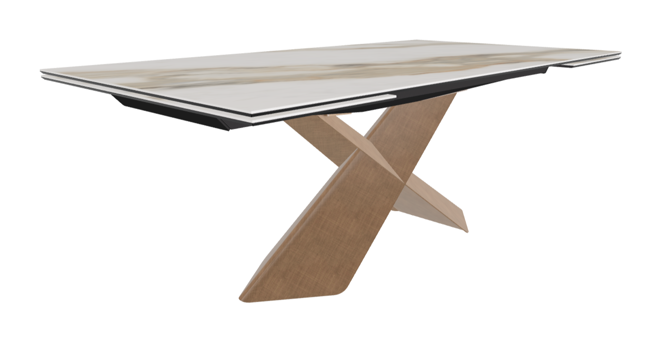 Cattelan Italia Tyron Keramik Drive Rectangular Extendible Dining Table – 200→294x106x74h