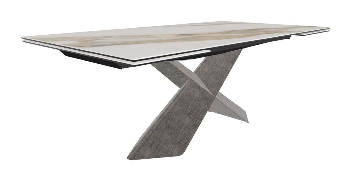 Cattelan Italia Tyron Keramik Drive Rectangular Extendible Dining Table – 200→294x106x74h
