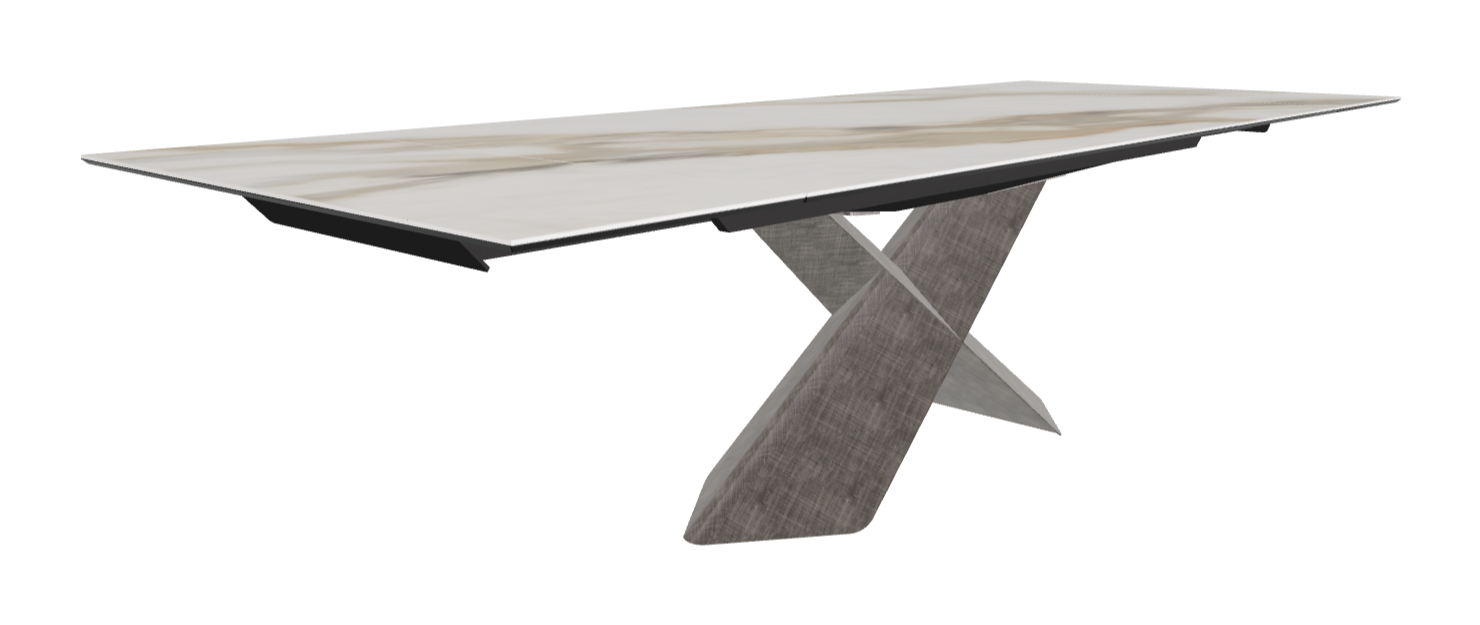 Cattelan Italia Tyron Keramik Drive Rectangular Extendible Dining Table – 200→294x106x74h
