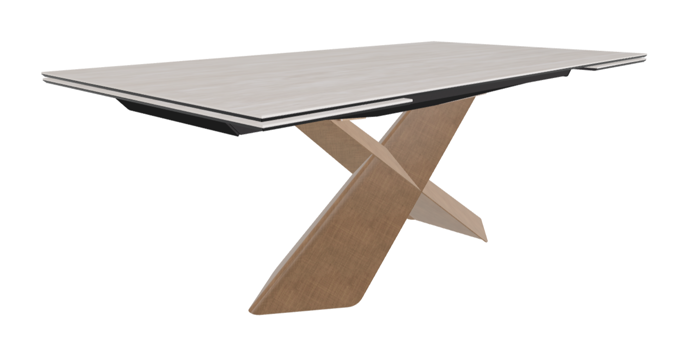 Cattelan Italia Tyron Keramik Drive Rectangular Extendible Dining Table – 200→294x106x74h