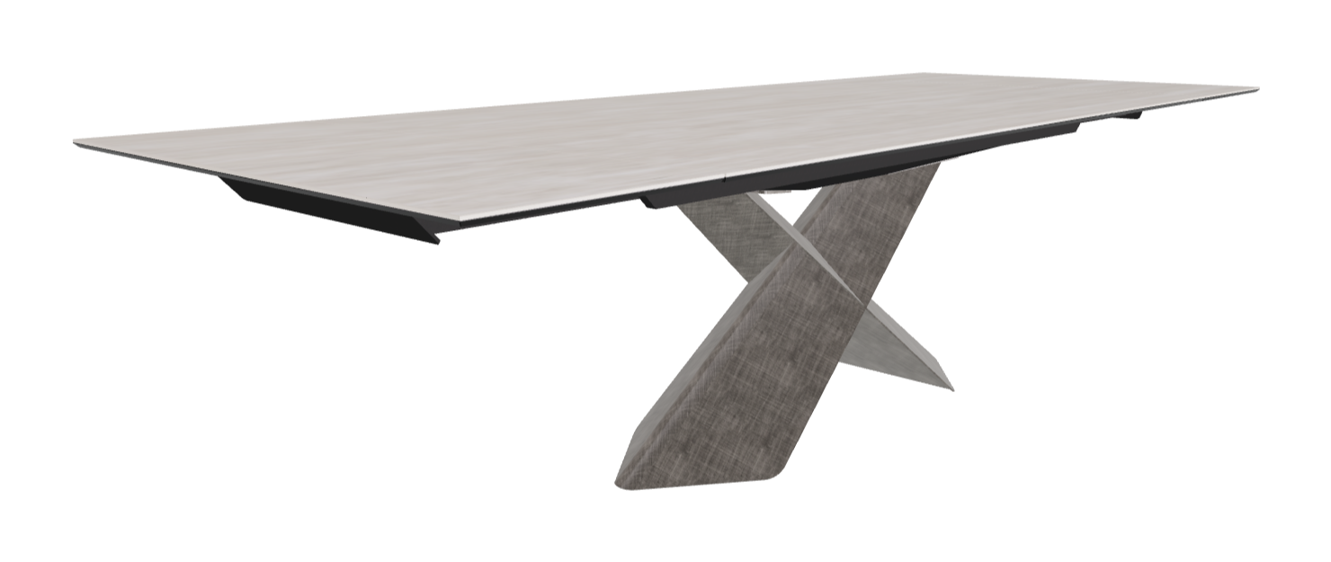 Cattelan Italia Tyron Keramik Drive Rectangular Extendible Dining Table – 200→294x106x74h