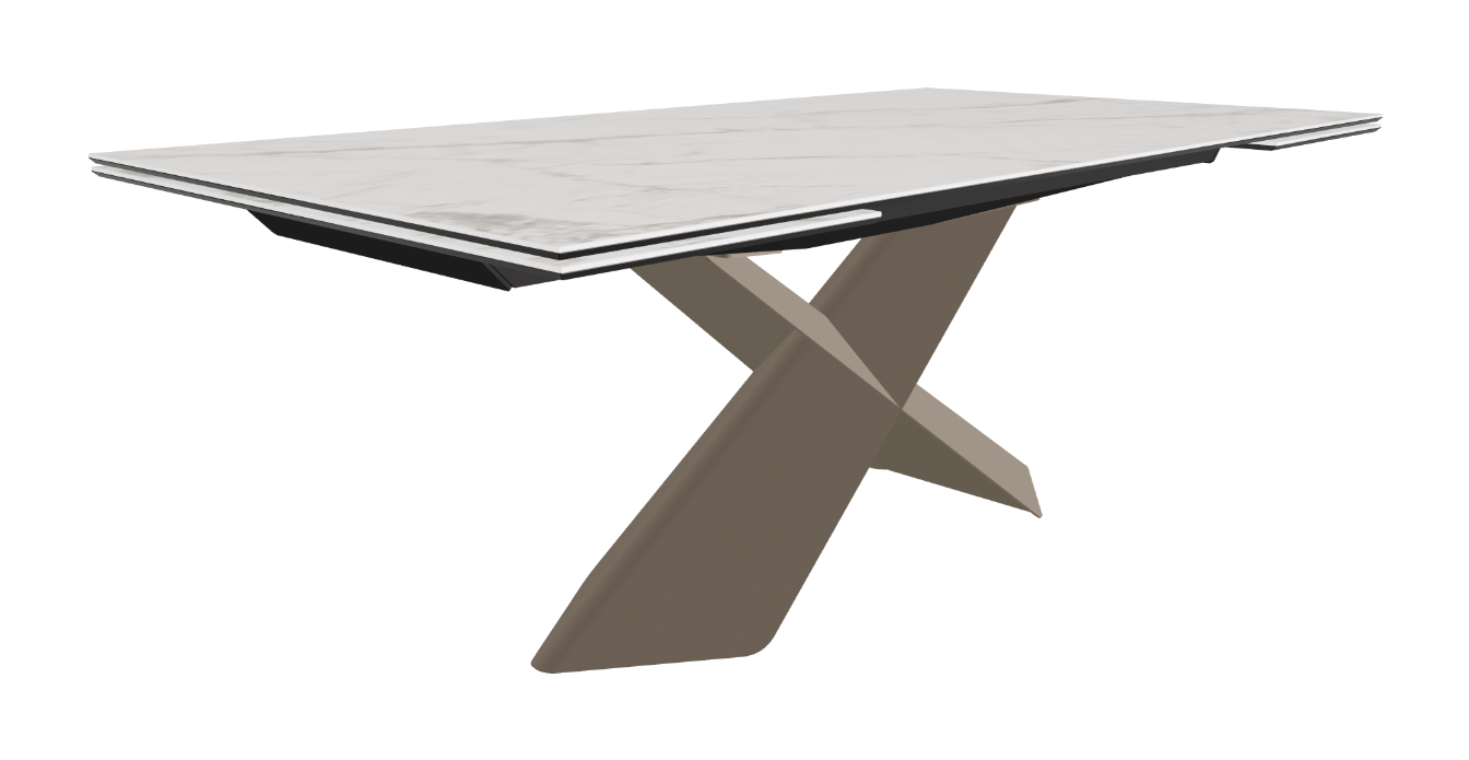 Cattelan Italia Tyron Keramik Drive Rectangular Extendible Dining Table – 200→294x106x74h