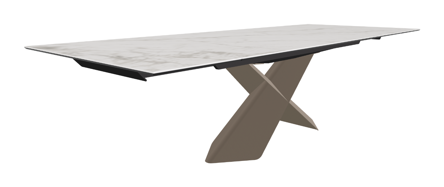 Cattelan Italia Tyron Keramik Drive Rectangular Extendible Dining Table – 200→294x106x74h