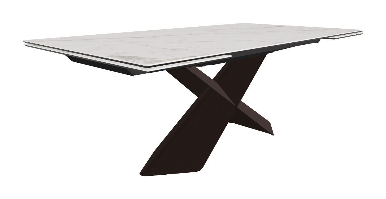 Cattelan Italia Tyron Keramik Drive Rectangular Extendible Dining Table – 200→294x106x74h