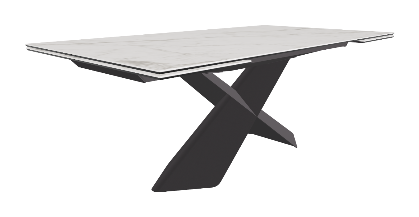 Cattelan Italia Tyron Keramik Drive Rectangular Extendible Dining Table – 200→294x106x74h