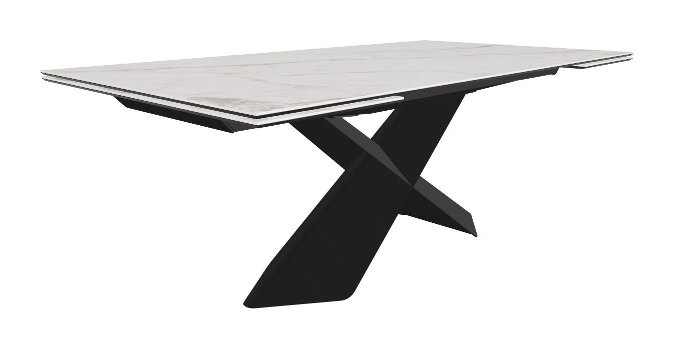 Cattelan Italia Tyron Keramik Drive Rectangular Extendible Dining Table – 200→294x106x74h