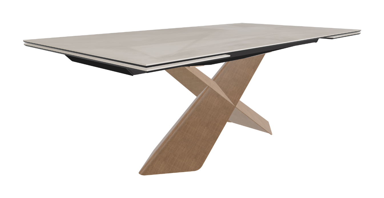 Cattelan Italia Tyron Keramik Drive Rectangular Extendible Dining Table – 200→294x106x74h