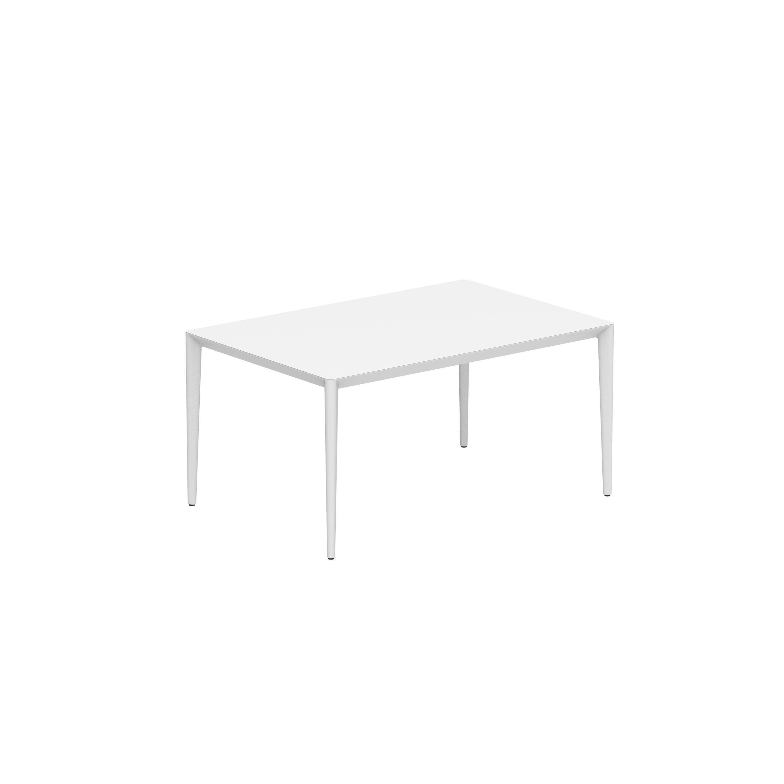 U-Nite Table 150x100cm White With Ceramic Tabletop White