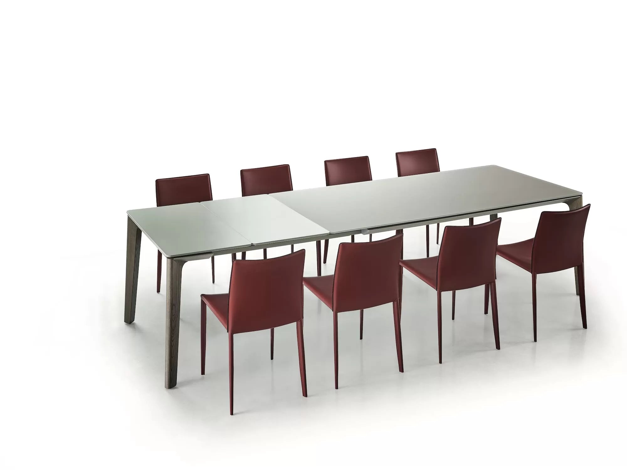 Versus Table With Extensions And Metal Frame In Matching Colours With Top Finishing 20 53