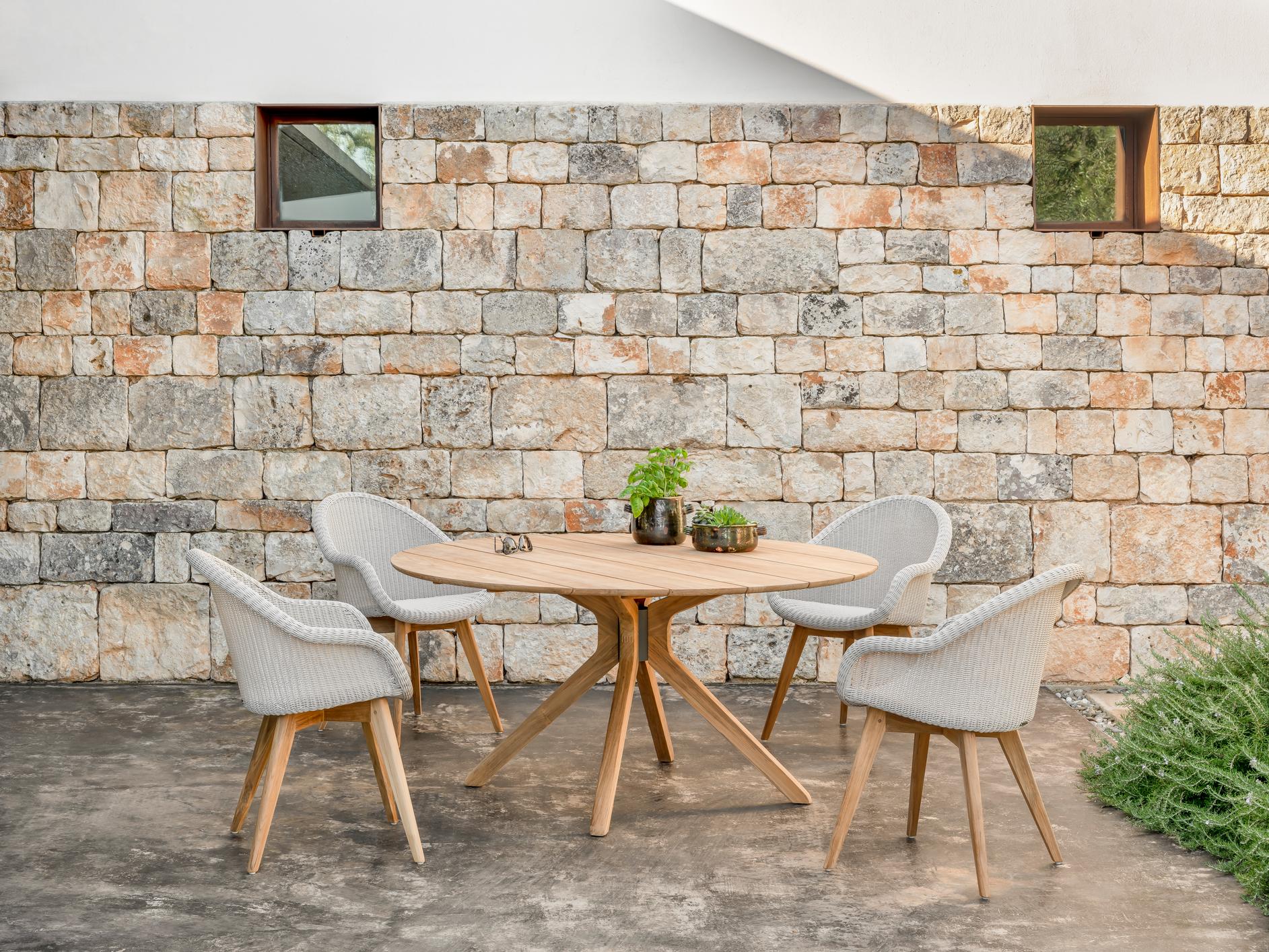 Vincent Sheppard Edgard Dining Chair Teak Frame